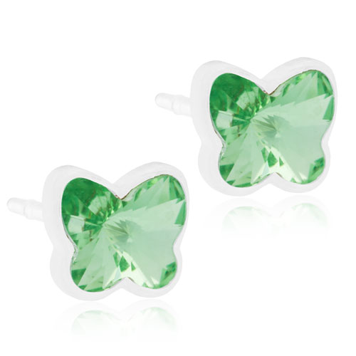 Plastic Butterfly Peridot 5mm